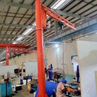 悬臂吊 立柱式起重机械 车间室内装卸用电动移动式悬臂起重机
