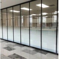 渐变玻璃 磨砂渐变玻璃 办公室隔断屏风艺术加工定制